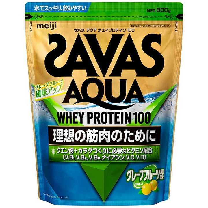 ザバス アクア ホエイプロテイン100 グレープフルーツ風味 800g(40食分 ) ザバス JAN:4902777324166 - International shipping / Worldwide shipping (EMS/DHL)